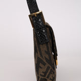Fendi x Sarah Coleman Vertigo Zucca Baguette Bag with Watersnake