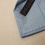 Louis Vuitton Powder Blue Monogram Gradient Tie