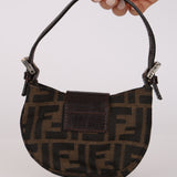 Fendi Zucca Mini Croissant Pochette