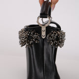 Limited Edition Louis Vuitton Leather Crystal Beaded Capucines BB