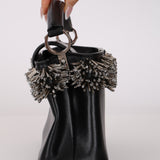 Limited Edition Louis Vuitton Leather Crystal Beaded Capucines BB