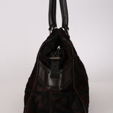 Fendi Zucca Ponyhair Harako Chef de Jour Tote