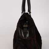 Fendi Zucca Ponyhair Harako Chef de Jour Tote