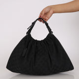 Gucci GG Canvas Ruched Tote