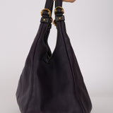 Loewe Purple Calle Padlock Hobo