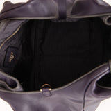 Loewe Purple Calle Padlock Hobo