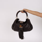 Gucci Medium Chocolate Indy Babouska Hobo