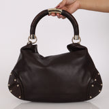 Gucci Medium Chocolate Indy Babouska Hobo