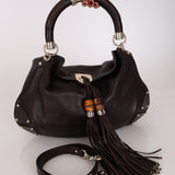 Gucci Medium Chocolate Indy Babouska Hobo