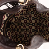 Gucci Medium Chocolate Indy Babouska Hobo