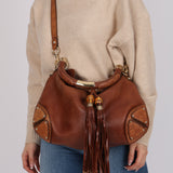 Gucci Brown Leather Babouska Indy Hobo