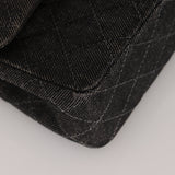 Rare Chanel 1997 Denim Classic Small Flap Bag 24K GP