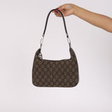 Gucci Pleated GG Nylon Shoulder Bag