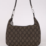 Gucci Pleated GG Nylon Shoulder Bag