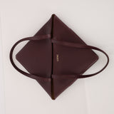 Loewe Bordeaux Medium Puzzle Fold Tote