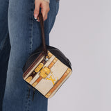 Limited Edition Louis Vuitton Damier Canvas Time Trunk Square Bag