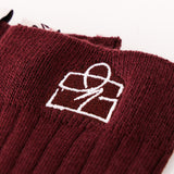 Limited Edition FashioNica Dark Cherry Crew Socks