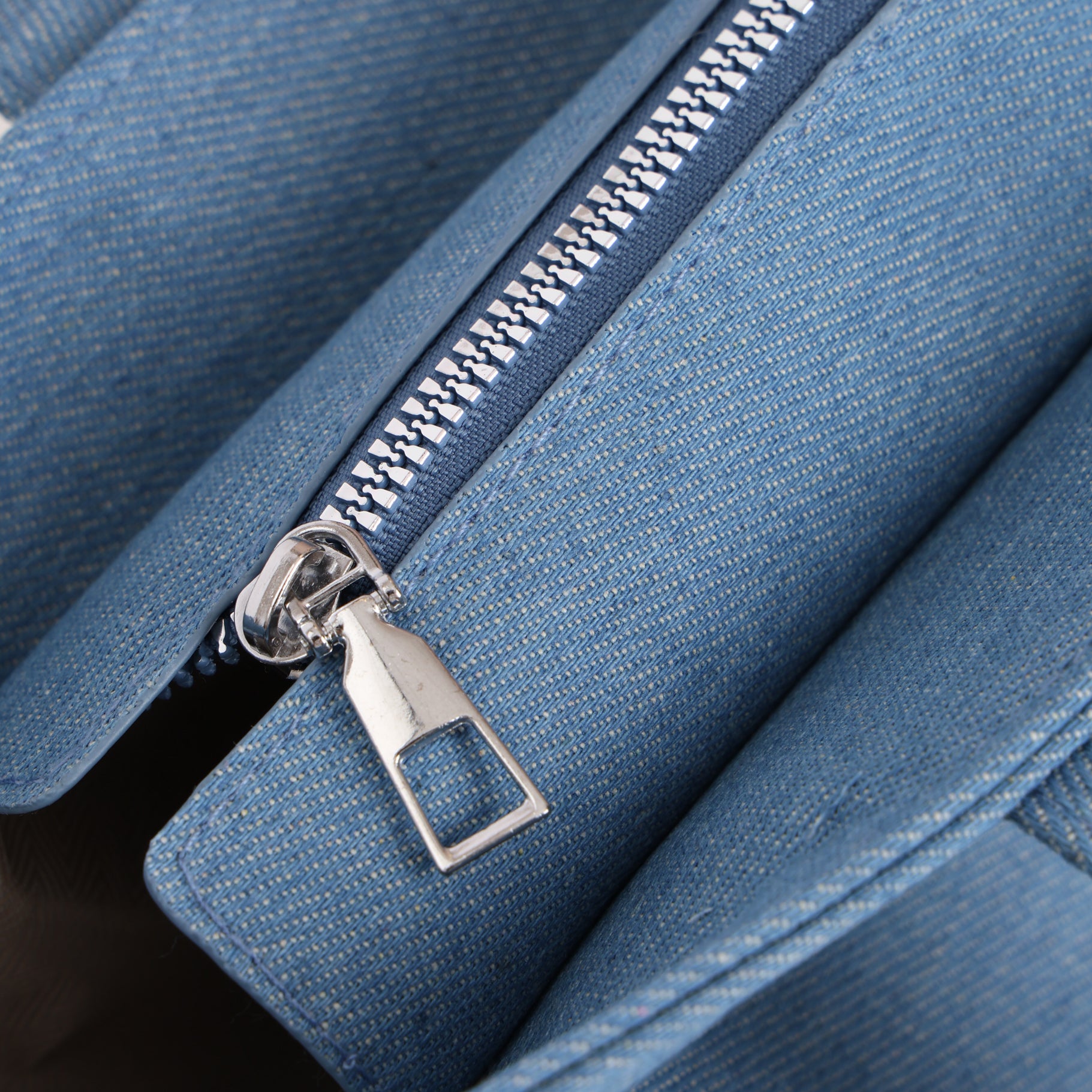 Exclusive FashioNica Fest Denim Zip East West Tote