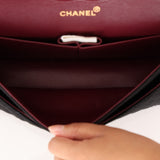 Chanel 1997 Black Jersey Reissue Chain Double Flap Bag