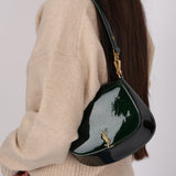 Saint Laurent Fir Leaf Patent Mini Nola Bag