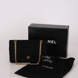 Chanel 1997 Black Jersey Reissue Chain Double Flap Bag