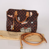 Limited Edition Louis Vuitton Speedy Bandouliere 30 Grace Coddington Catogram Canvas