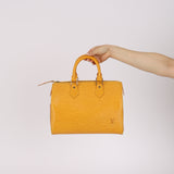 Louis Vuitton Tassili Yellow Epi Speedy 25