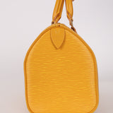 Louis Vuitton Tassili Yellow Epi Speedy 25