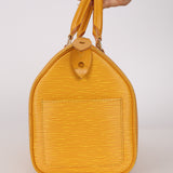 Louis Vuitton Tassili Yellow Epi Speedy 25