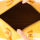 Louis Vuitton Tassili Yellow Epi Speedy 25
