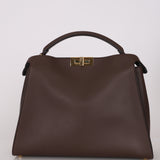Fendi Leather Large Moresco Malachite Peekaboo