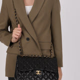 Chanel Jumbo Classic Double Flap Black Lambskin 2012 GHW