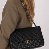 Chanel Jumbo Classic Double Flap Black Lambskin 2012 GHW