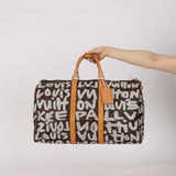 Limited Edition Louis Vuitton x Stephen Sprouse 2001 Graffiti Monogram Keepall 50