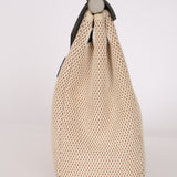 Hermès 2001 Natural Toile Canvas and Vache Hunter 2-in-1 Herbag 30
