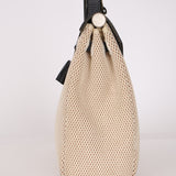 Hermès 2001 Natural Toile Canvas and Vache Hunter 2-in-1 Herbag 30