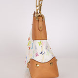 Limited Edition Louis Vuitton x Takashi Murakami Judy MM Blanc Multicolor Monogram
