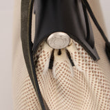 Hermès 2001 Natural Toile Canvas and Vache Hunter 2-in-1 Herbag 30