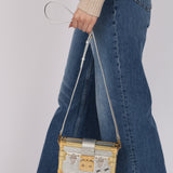 Louis Vuitton Metallic Silver Epi Petite Malle