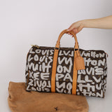 Limited Edition Louis Vuitton x Stephen Sprouse 2001 Graffiti Monogram Keepall 50