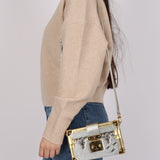 Louis Vuitton Metallic Silver Epi Petite Malle