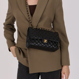 Chanel 2014 Lambskin Medium Classic Double Flap GHW