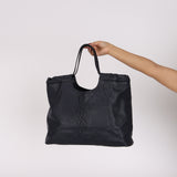 Saint Laurent Medium Navy Cabas Belle de Jour Cabas Tote