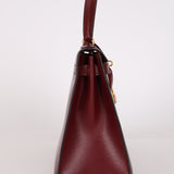 Hermès Kelly 28 Rouge H Box Sellier 1997 GHW