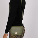 Loewe Green Goya Accordion Shoulder Bag