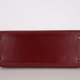 Hermès Kelly 28 Rouge H Box Sellier 1997 GHW