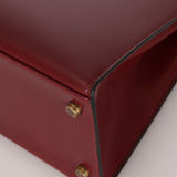 Hermès Kelly 28 Rouge H Box Sellier 1997 GHW