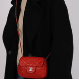 Chanel 2011 Turnlock Mini Flap Wallet on Chain