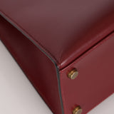Hermès Kelly 28 Rouge H Box Sellier 1997 GHW
