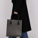 Goyard Noir Goyardine Comores Tote GM